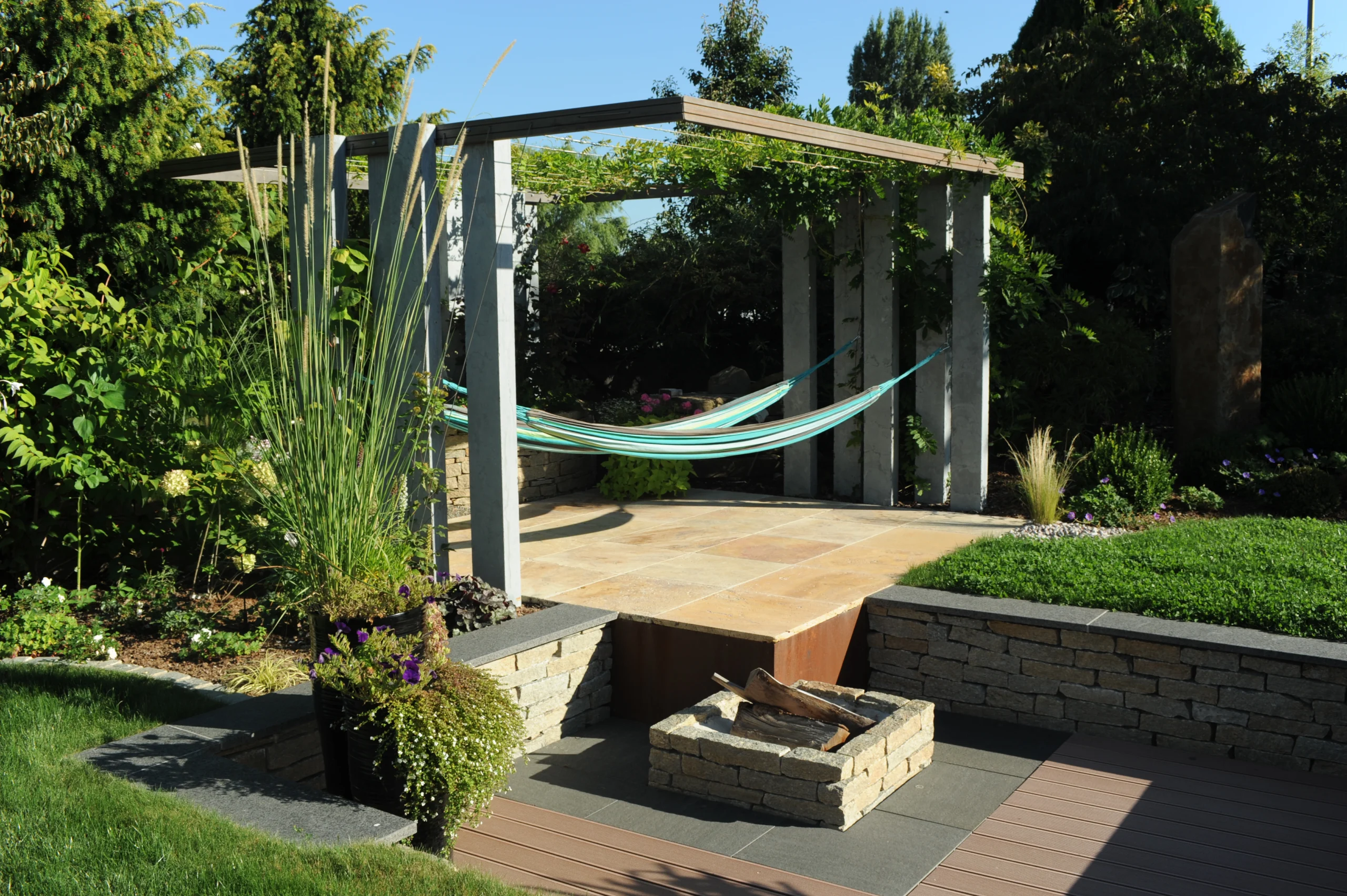 TOMPOUSSE aménagement projet jardin alsace