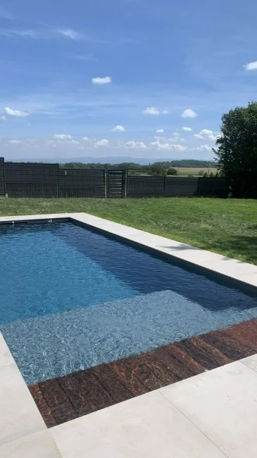 2 tom pousse piscine spa hivernage piscine volet immergé ouvert