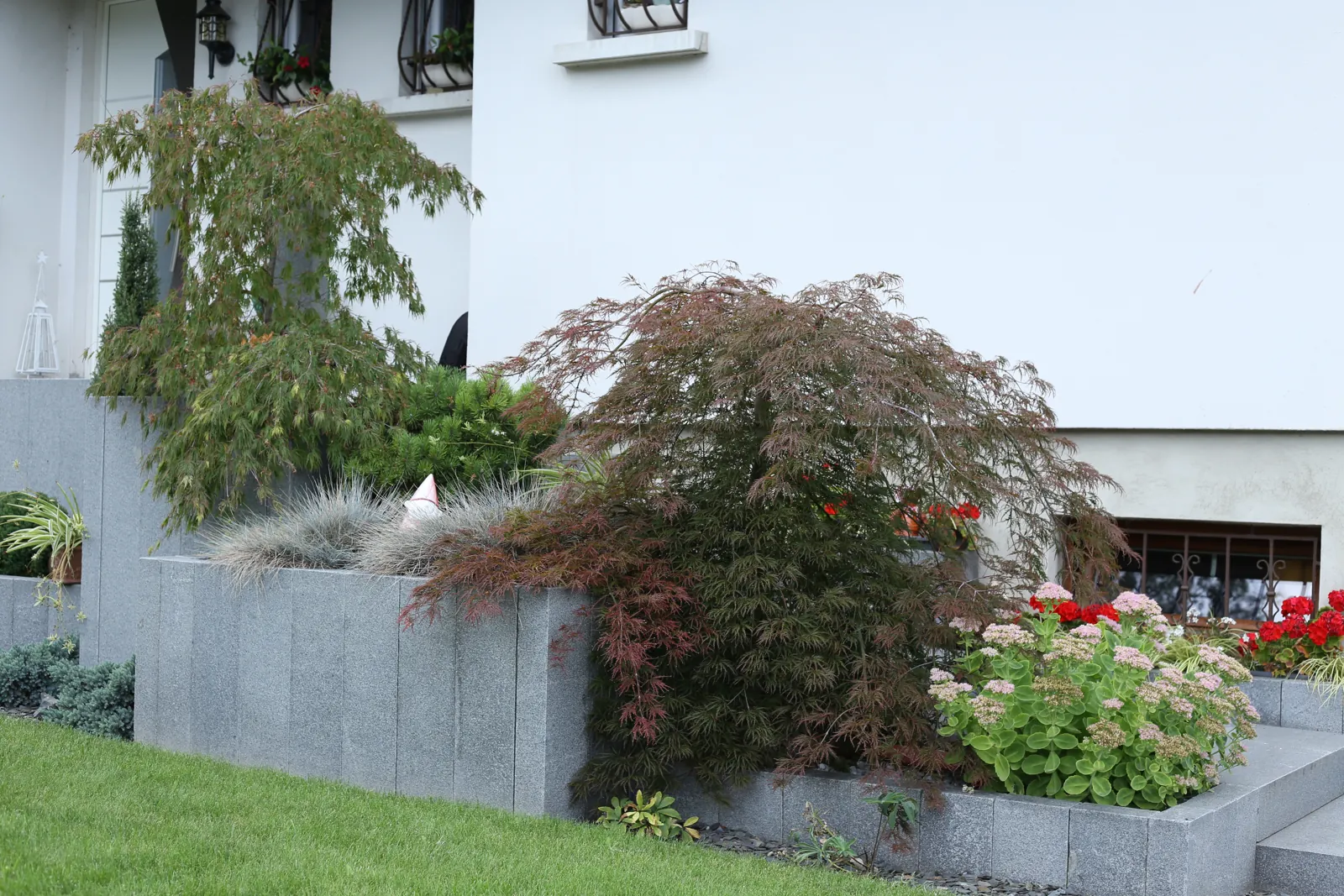 tom pousse paysage aménagement massif plantations entrée paysagère Illkirch