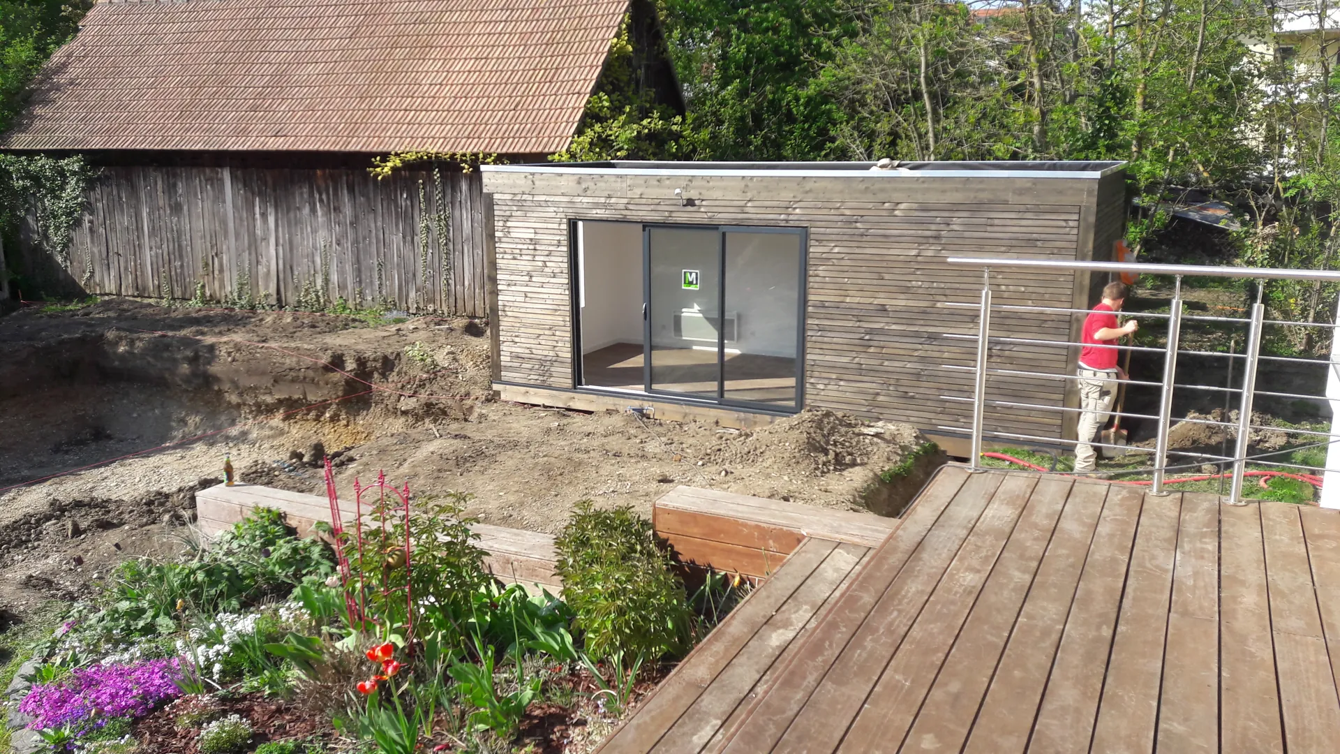 tom pousse paysage avant travaux piscine et plage piscine vue 4