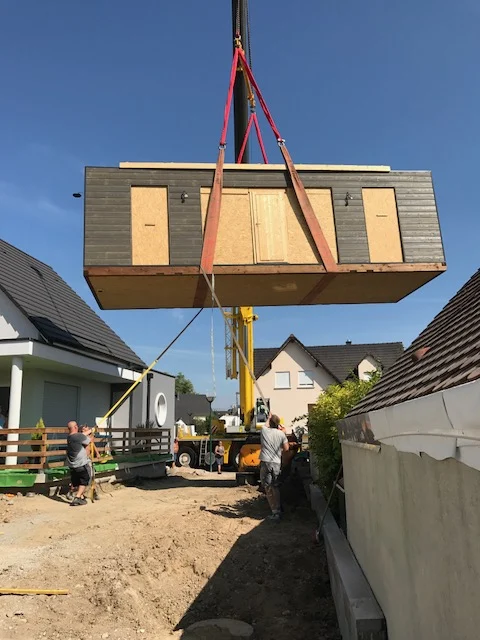 tom pousse paysage installation pool house jardin intégration piscine la wantzenau