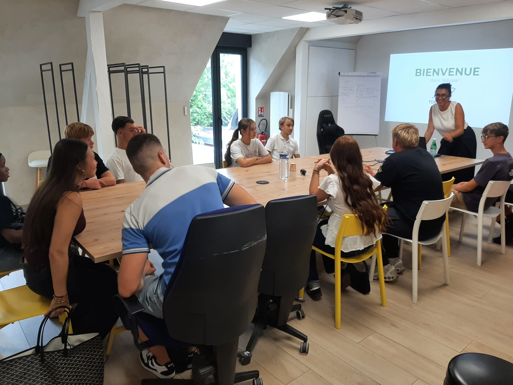 accueil et intégration des futurs apprentis chez tom pousse paysage illkirch