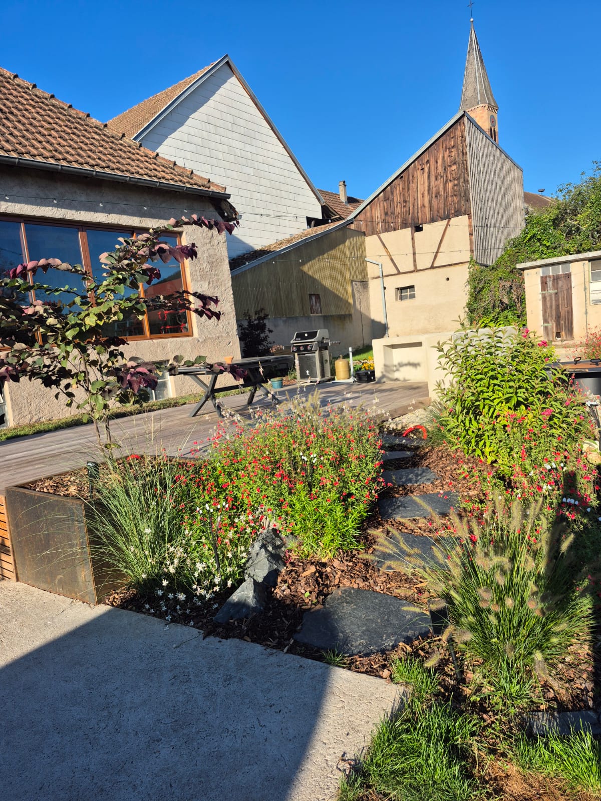 aménagement jardin 1 an