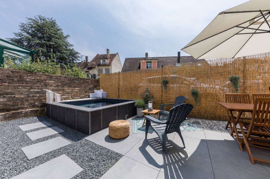 rénovation petit jardin mini piscine strasbourg projet tom pousse paysage